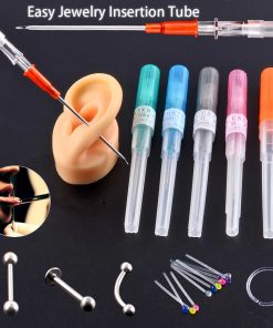 Surgical Steel Piercing Needles - side view