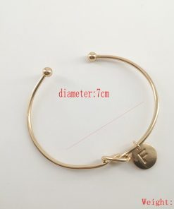 A-Z Charm Bracelets - side view